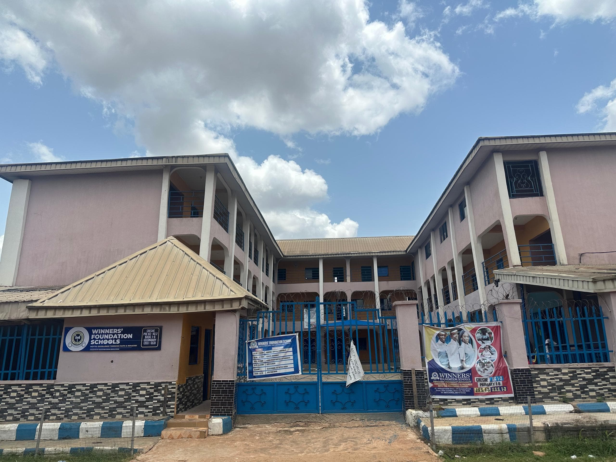 Winners' Foundation School campus building