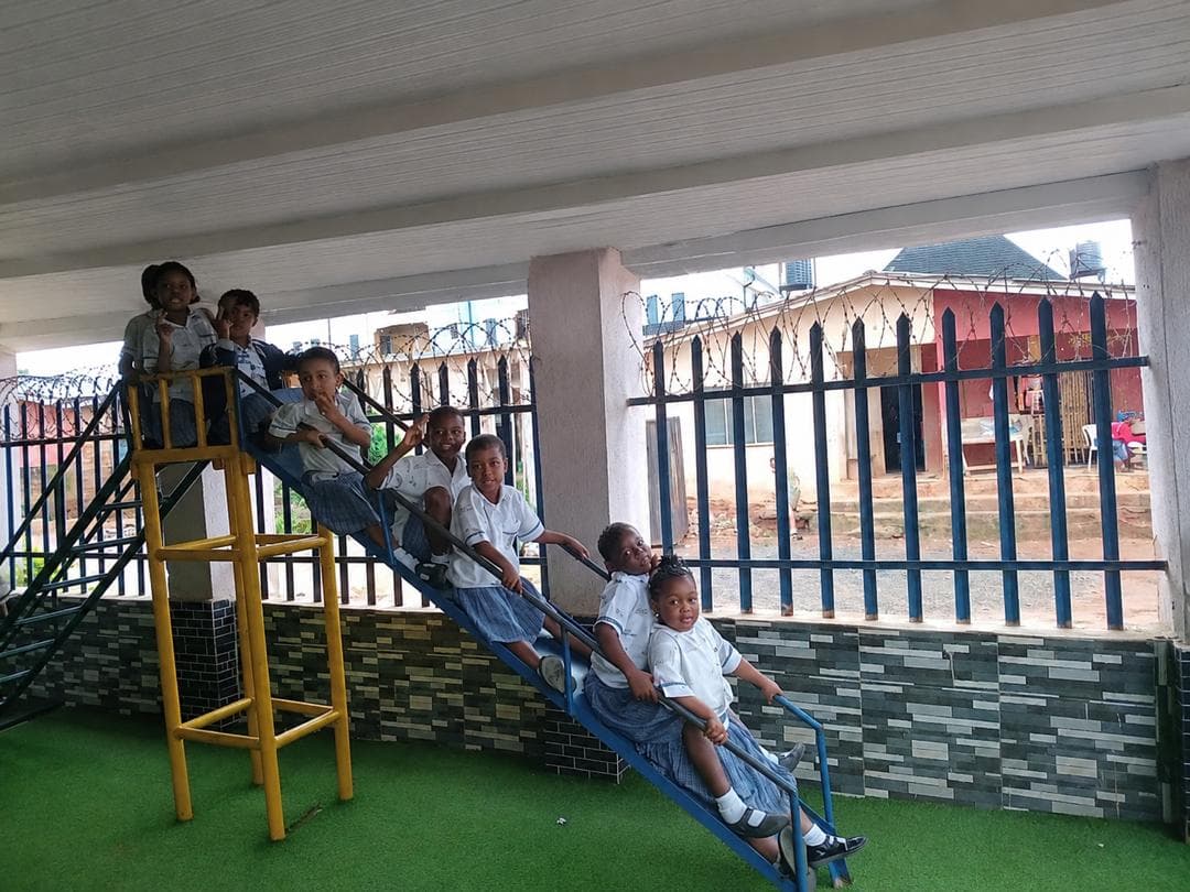 Students learning at Winners' Foundation School